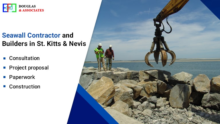 Seawall Design Contractor And Builders In St. Kitts & Nevis